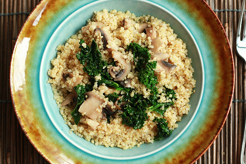 Kale & Mushroom Quinoa