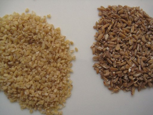 Bulgur and cracked wheat
